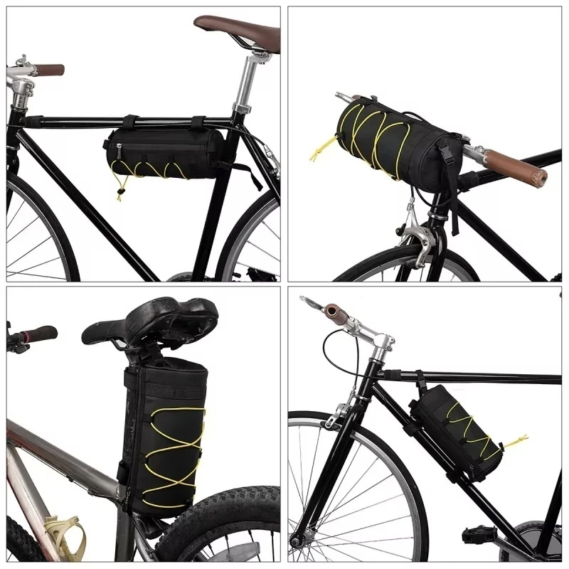 Mountain Biking Oxford - Borsa da manubrio cilindrica impermeabile 2026