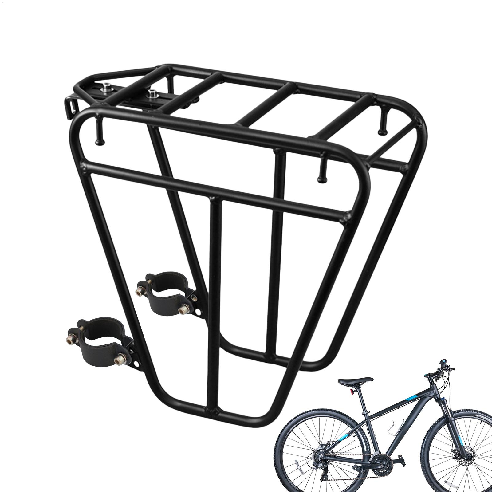 Mountain Biking For Fitness - Portapacchi Anteriore per Mountain Bike, Supporto