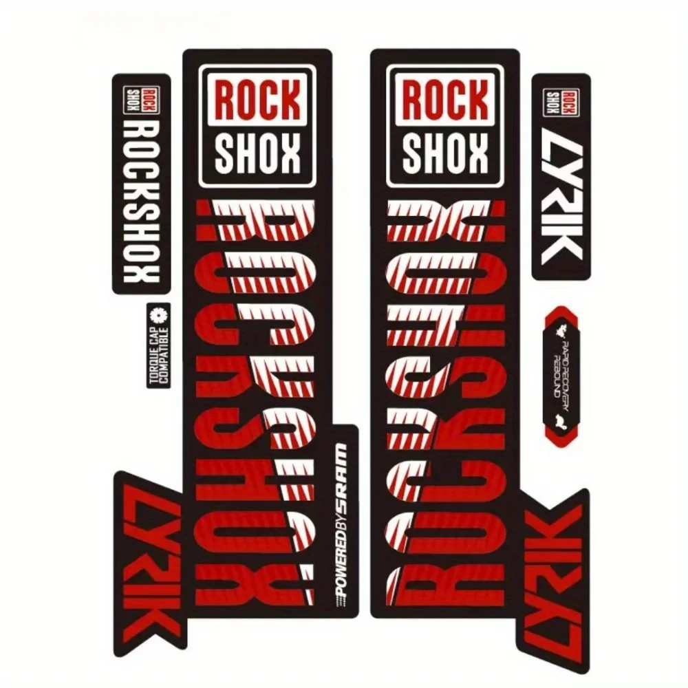 Mountain Biking A Sport - Adesivi per Forcella Anteriore ROCK SHOX