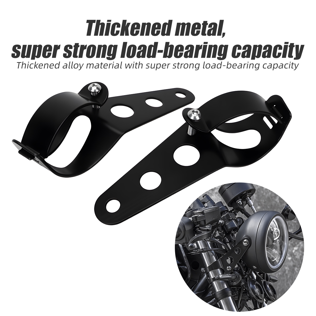 Mountain Biking Shop - Supporto Universale per Faro Moto 28-36mm