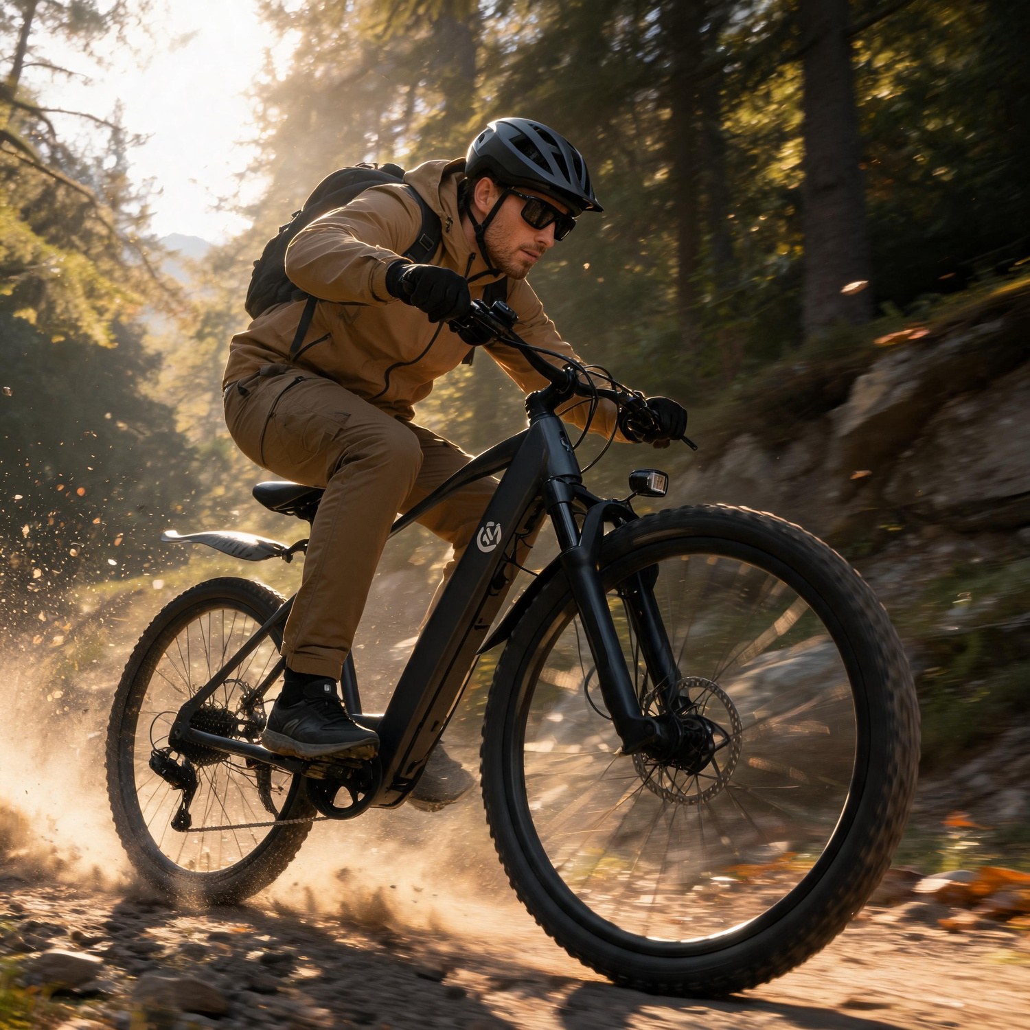 Mountain Biking Videos - Bicicletta Elettrica da Montagna, Sospensione Completa,