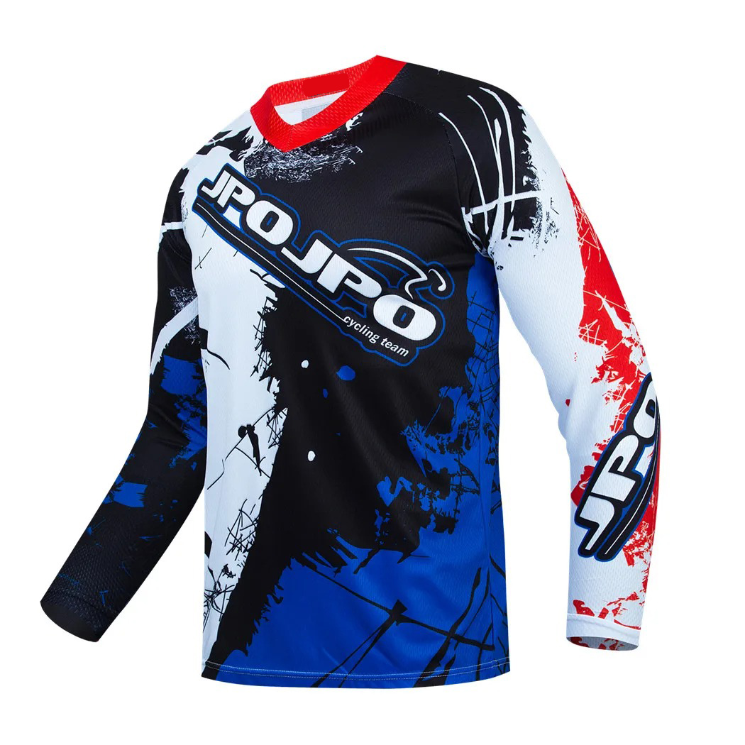 Mountain Biking For Fitness - Maglia da Ciclismo per Uomo, Traspirante,