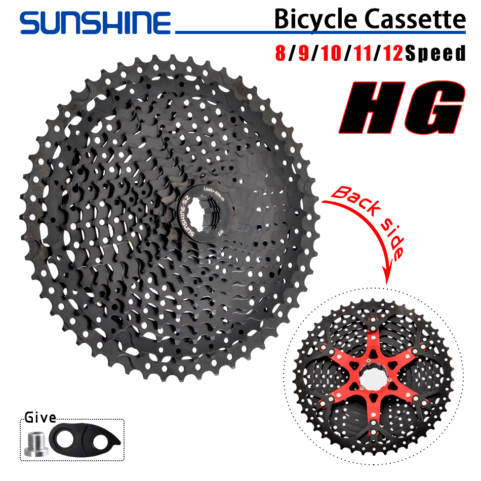 Cassette 11 Speed - SUNSHINE Cassetta MTB 8/9/10/11/12 Velocità 40/42/46/50/52T