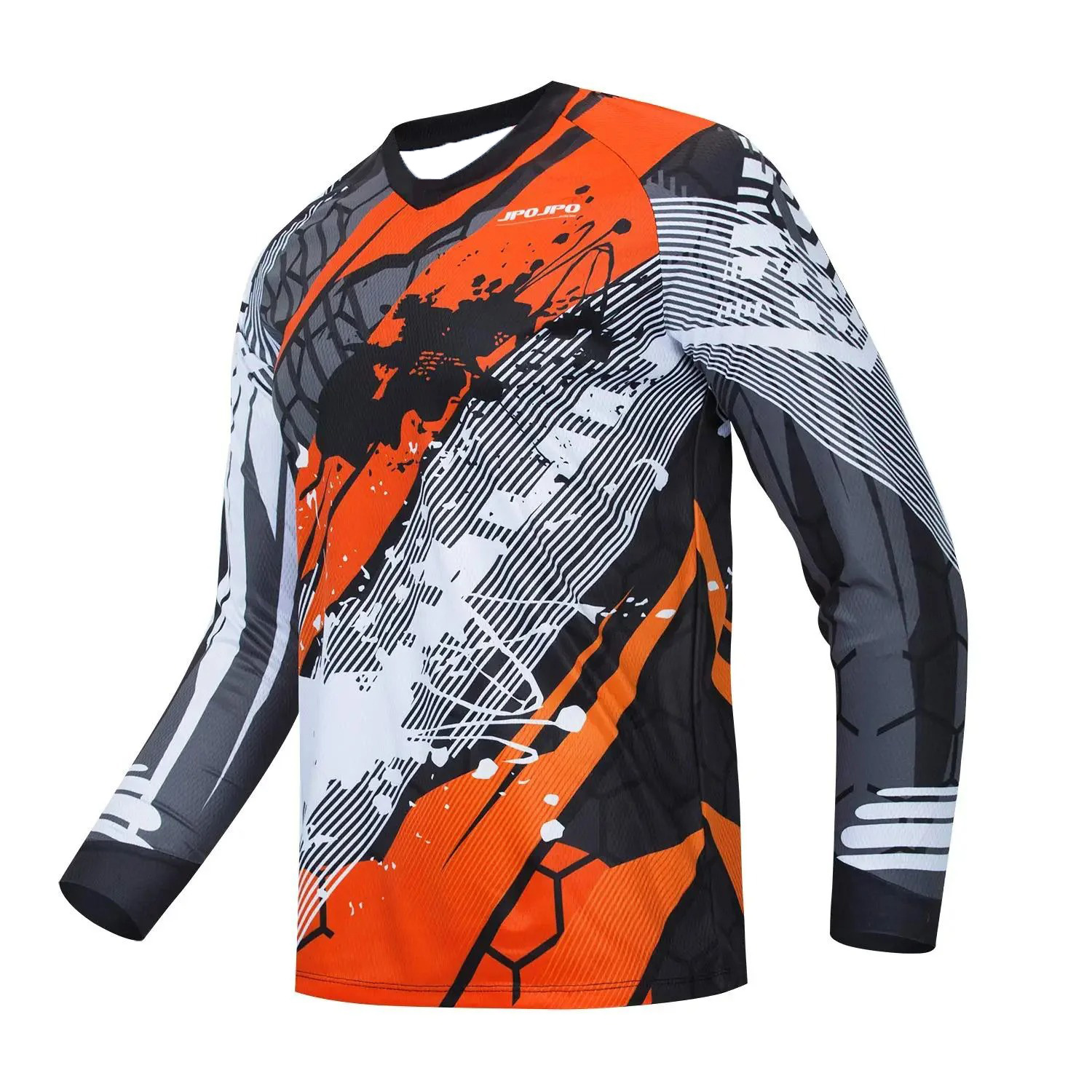 Mountain Biking For Fitness - Maglia da Motocross a Maniche Lunghe