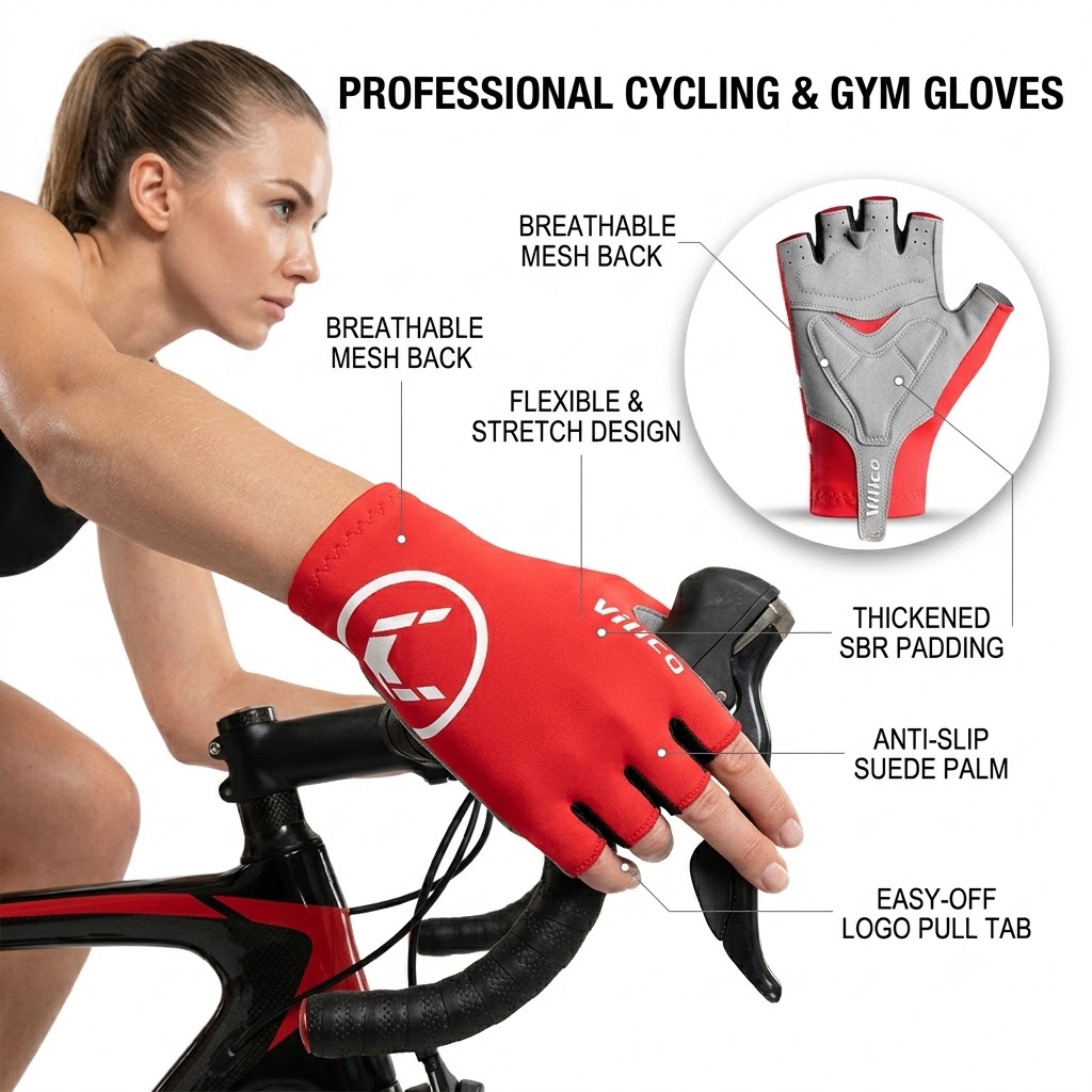 Mountain Biking For Fitness - Guanti da Ciclismo per Uomo e