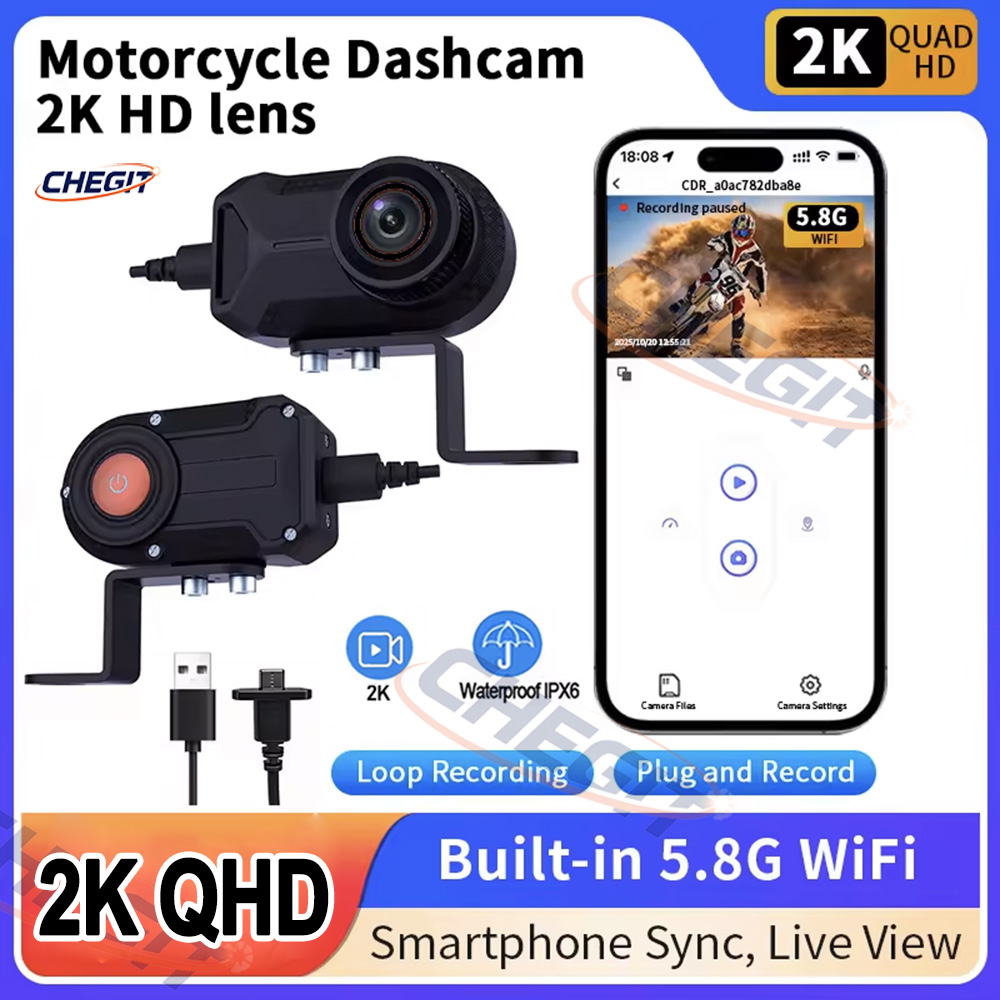 DVR per Moto 2K HD WiFi con Te - Mountain Biking Videos recensione e prezzo