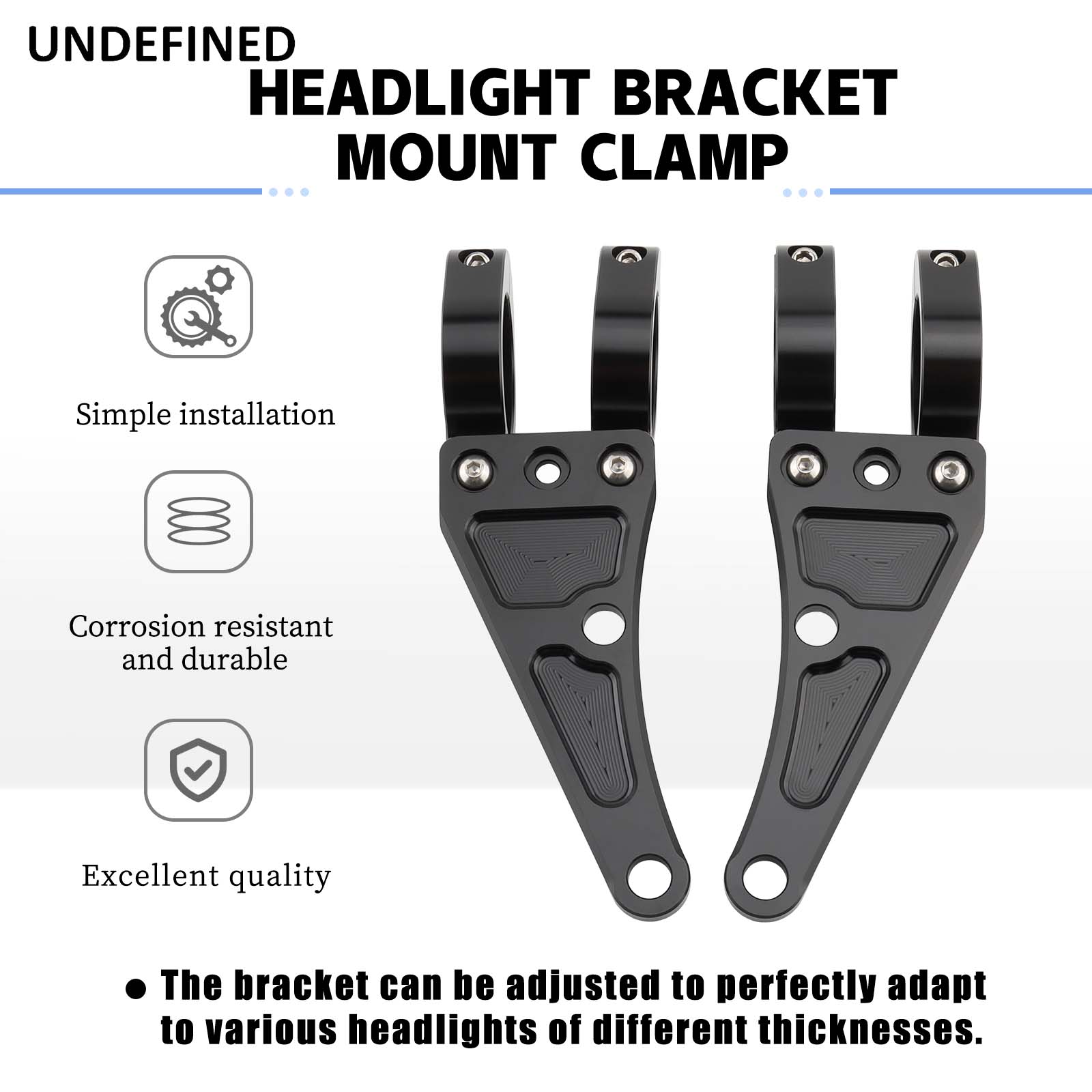 33mm-58mm staffa per faro mors - Mountain Biking Shop recensione e prezzo