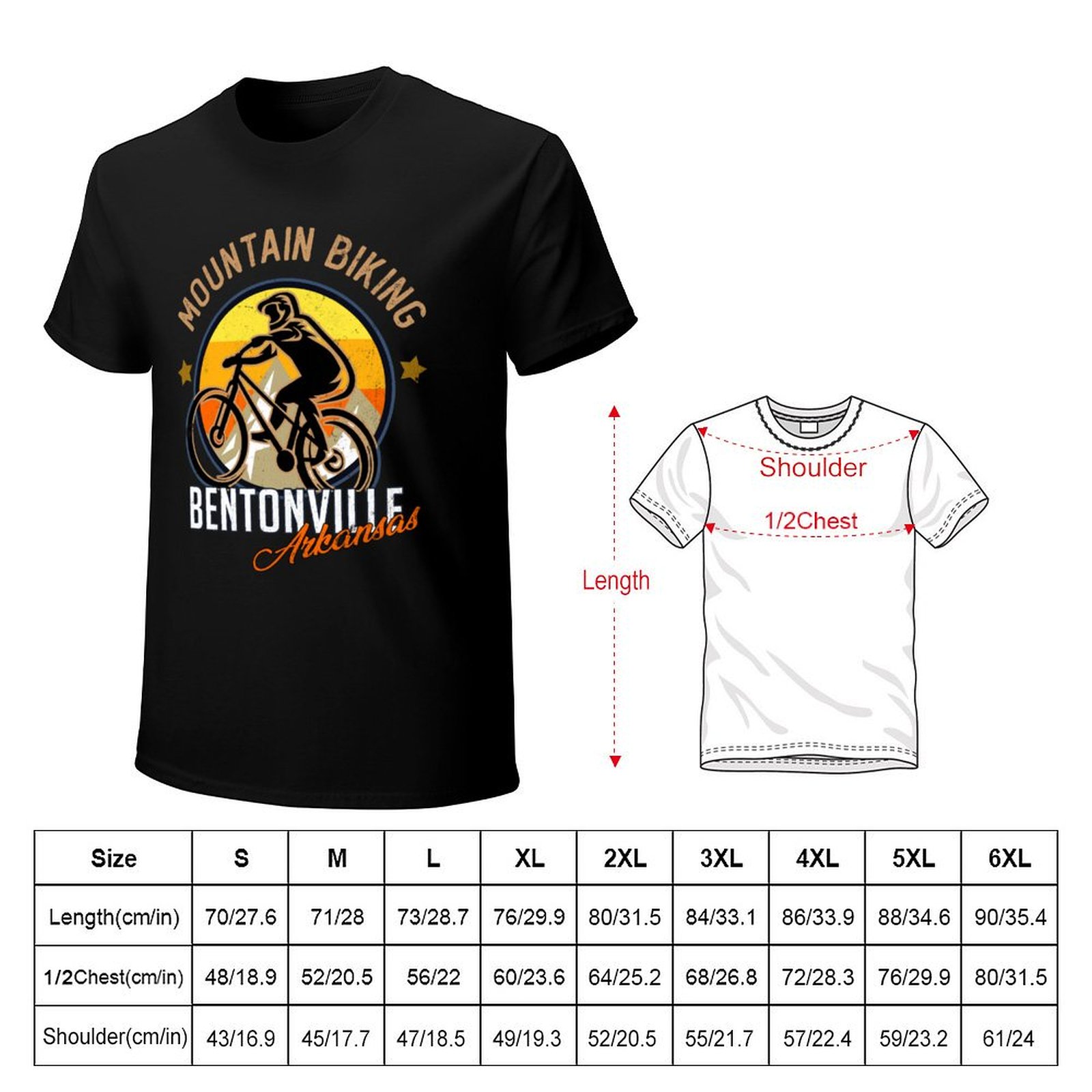 T-shirt da ciclismo in montagn - Mountain Biking Bentonville Arkansas recensione e prezzo