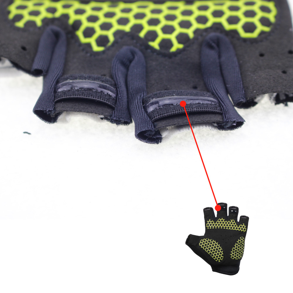 USA blu mezza finger gloves ci - Mountain Biking Gloves Mens recensione e prezzo