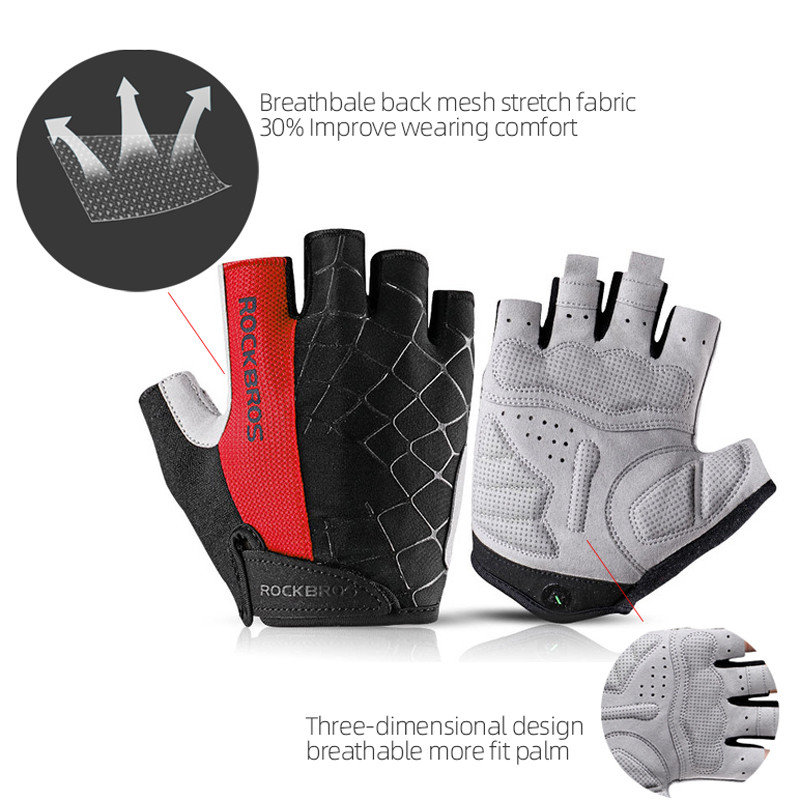 ROCKBROS Guanti da ciclismo pe - Mountain Biking Gloves Mens recensione e prezzo